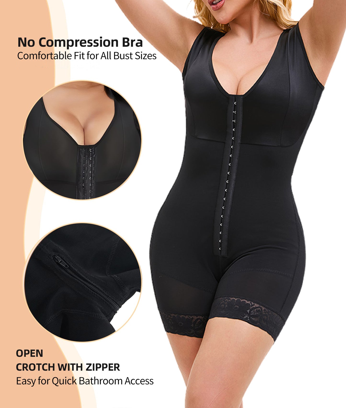 Fajas Colombianas Shapewear For Women Tummy Control Post Surgery Full Body Shaper Butt Lifter With Zipper Crotch Skimsbodysuits Solleonnewfajascurve Elegant Fajas Melibelt Bodysuitfajashaper